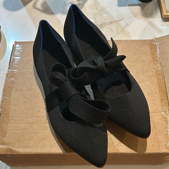 Rothy's Black Bow Flats - Picture 2 of 4